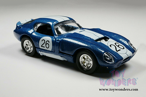 Shelby - Shelby&reg; 50th Anniversary Shelby Cobra "Daytona" Coupe&reg; (1965, 1/64 scale diecast model car, Blue) SC708BU