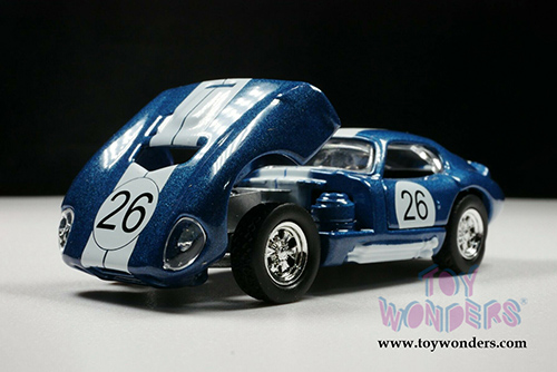 Shelby - Shelby&reg; 50th Anniversary Shelby Cobra "Daytona" Coupe&reg; (1965, 1/64 scale diecast model car, Blue) SC708BU