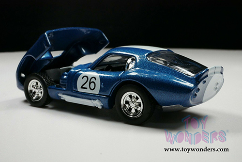 Shelby - Shelby&reg; 50th Anniversary Shelby Cobra "Daytona" Coupe&reg; (1965, 1/64 scale diecast model car, Blue) SC708BU