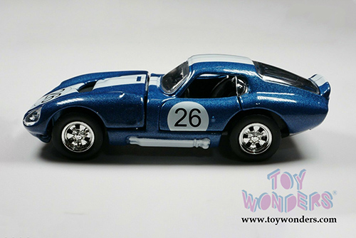 Shelby - Shelby&reg; 50th Anniversary Shelby Cobra "Daytona" Coupe&reg; (1965, 1/64 scale diecast model car, Blue) SC708BU