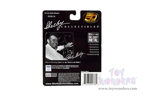 Shelby - Shelby&reg; 50th Anniversary Shelby Cobra 427 S/C #45 (1965, 1/64 scale diecast model car, Gulf Blue) SC715BU