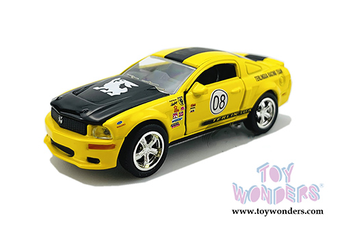 Shelby - Shelby&reg; 50th Anniversary Ford Shelby Mustang #08 Terlingua Racing Team (2008, 1/64 scale diecast model car, Yellow/Black) SC753YL