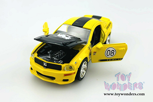 Shelby - Shelby&reg; 50th Anniversary Ford Shelby Mustang #08 Terlingua Racing Team (2008, 1/64 scale diecast model car, Yellow/Black) SC753YL