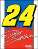 Show product details for Tin Sign: Nascar Jeff Gordon Logo #24 SD1354