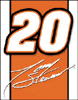 Show product details for Tin Sign: Nascar Tony Stewart Logo #20 SD1367