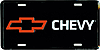 SL2708-Chevy-Logo-Black-License-Plate