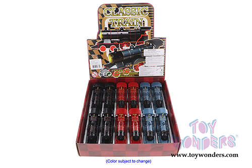 Classic Trains with Sound and Light (5.5" diecast model car, Asstd.) SL675DB