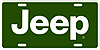 SLAJGA-Jeep-License-Plate