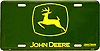 SLJD2-John-Deere-Logo-License-Plate