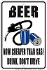 SPSBR18-Beer-Cheaper-Than-Gas-Metal-Sign