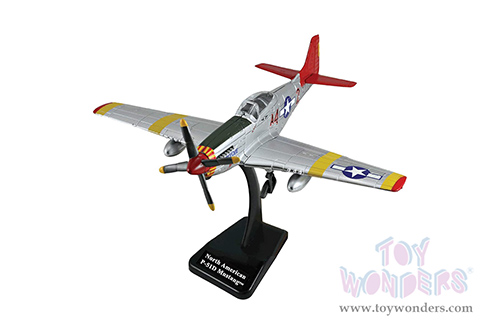 New Ray - P-51 Mustang&reg; Tuskegee Airmen "Red Tails" Model Kit (1/48 Scale plastic model, Silver/Red) SS-20235