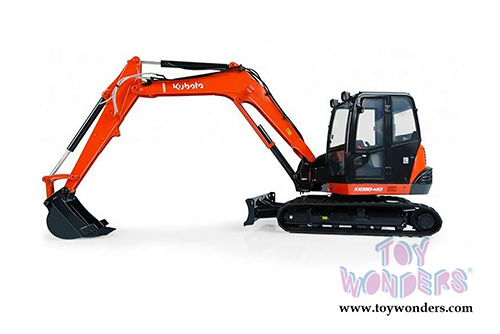 New Ray - Kubota Excavator KX080-4 (1/18 scale diecast model car, Orange/Black) SS-33163