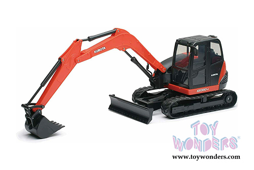 New Ray - Kubota Excavator KX080-4 (1/18 scale diecast model car, Orange/Black) SS-33163
