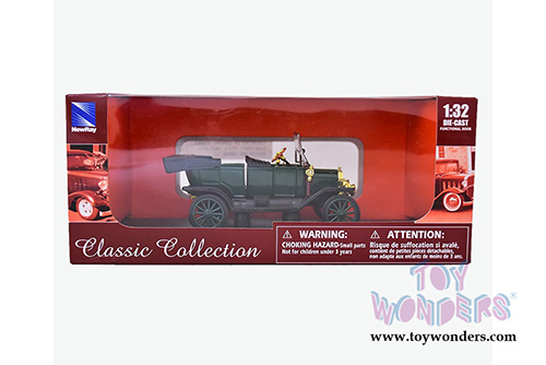 New Ray - Classic Collection Ford Model-T TIN Lizzie (1910, 1/32 scale diecast model car, Green) SS-55033A
