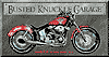 Tin Sign: Busted Knuckle Garage sign TD1165