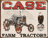 Tin Sign: Case Farm Tractor sign TD1230