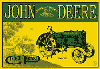 Show product details for Tin Sign: John Deere "GP" Model Tractor sign TD668