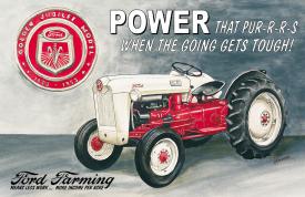 Tin Sign: Ford Tractor TD699