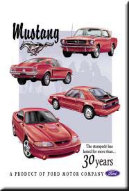 Tin Sign: Ford Mustang Tribute sign TD768