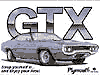 Show product details for Tin Sign: Plymouth GTX Enjoy Your Ride sign TD844