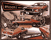 Show product details for Tin sign: 1969 Ford Mustang Mach 1 TG719