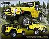 Show product details for Tin Sign: Jeep Wrangler Collage TG739