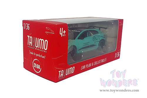 Tayumo - Jaguar I-Pace eTrophy (1/36 scale diecast model car, Blue) TM00022BU