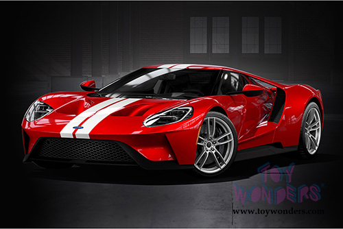 GT Spirit USA Exclusive - Ford GT Heritage Edition (2018, 1/18 scale resin model car, Red) US008B