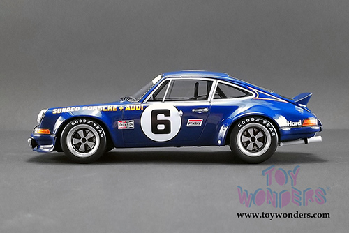 GT Spirit USA Exclusive - Porsche 911 RSR Penske Sunoco #6 1973 24 hrs of Daytona (1/18 scale resin model car, Blue) US015