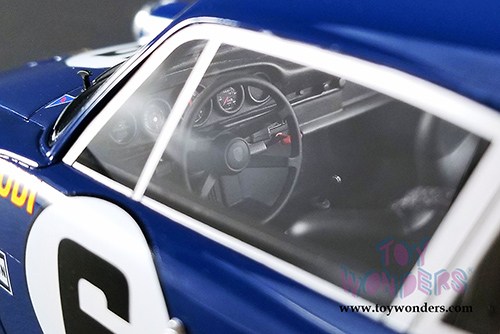 GT Spirit USA Exclusive - Porsche 911 RSR Penske Sunoco #6 1973 24 hrs of Daytona (1/18 scale resin model car, Blue) US015