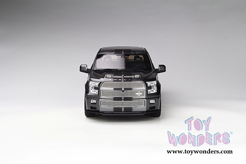 GT Spirit/ACME USA Exclusive - Ford Shelby F-150 Super Snake Pickup Truck with Bed Cover (2017, 1/18 scale resin model car, Metallic Gray) US022