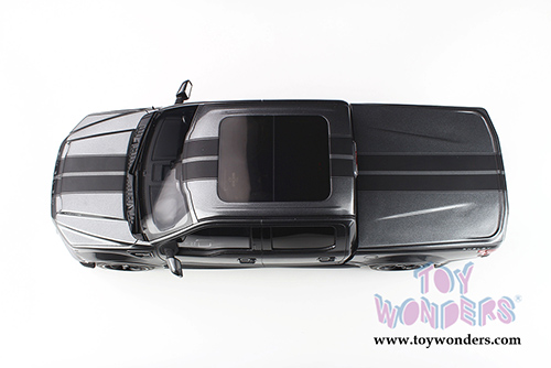 GT Spirit/ACME USA Exclusive - Ford Shelby F-150 Super Snake Pickup Truck with Bed Cover (2017, 1/18 scale resin model car, Metallic Gray) US022