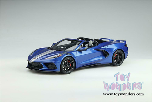 GT Spirit/ACME USA Exclusive - Chevrolet&reg; Corvette&reg; Stingray C8 Convertible (2021, 1/18 scale resin model car, Elkhart Blue) US033
