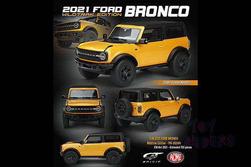 GT Spirit/ACME USA Exclusive - Ford Bronco Wildtrak (2021, 1/18 scale resin model car, Cyber Orange Metallic/Black) US044