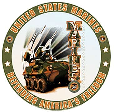 Tin Sign: United States Marines AW68