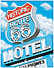Show product details for Tin Sign: Route 66 Motel sign CD1522