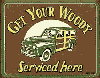 Show product details for Tin Sign: Woody sign CD1192