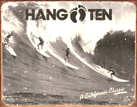 Tin Sign: Han Ten Surfing CD1284