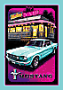Show product details for Tin Sign: Mustang Diner 1965 Mustang FD05
