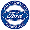 Show product details for Tin Sign: Ford Authorized Service FD10