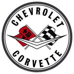 Tin Sign: Chevrolet Corvette White GM13
