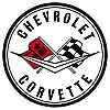 Show product details for Tin Sign: Chevrolet Corvette White GM13