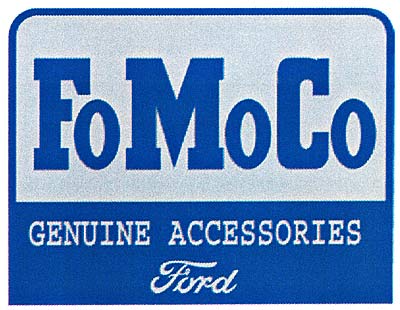 Tin Sign: Ford FoMoCo Genuine Accessories M643