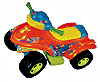 Ride-on Turbo Tractor (24", Orange) SC892OR