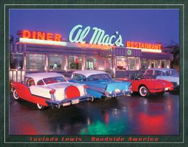 Tin Sign: Mac's Diner TD1129