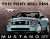 Show product details for Tin Sign: 2005 Ford Mustang GT sign TD1202