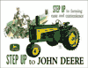 Show product details for Tin Sign: John Deere Farm Tractor TD669