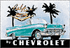 Show product details for Tin Sign: Chevy Bel Air Sign TD700