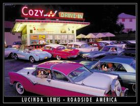 Tin Sign: Cozy Drive In TD894