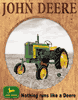 Show product details for Tin Sign: John Deere Farm Tractor TD919